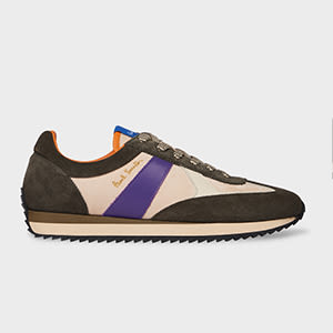 Paul Smith Khaki 'vignola' Trainers Brown