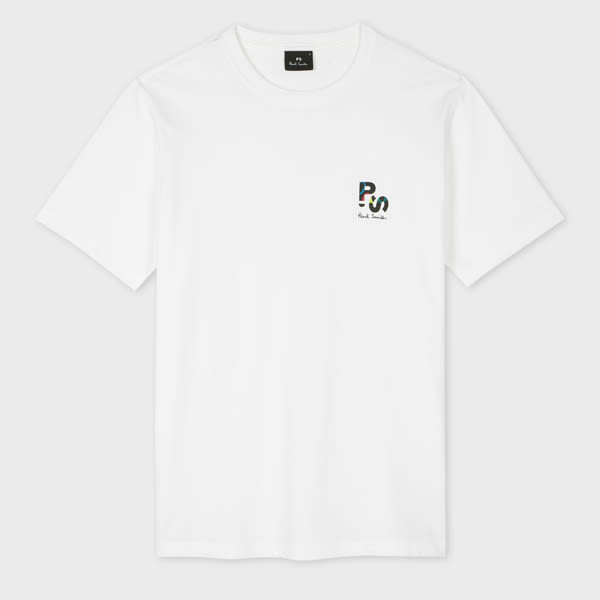 PS Paul Smith White 'PS Logo' T-Shirt