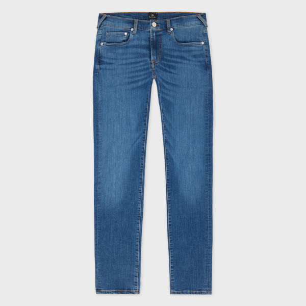 PS Paul Smith Slim-Fit Blue Wash 'Organic Reflex Stretch' Jeans