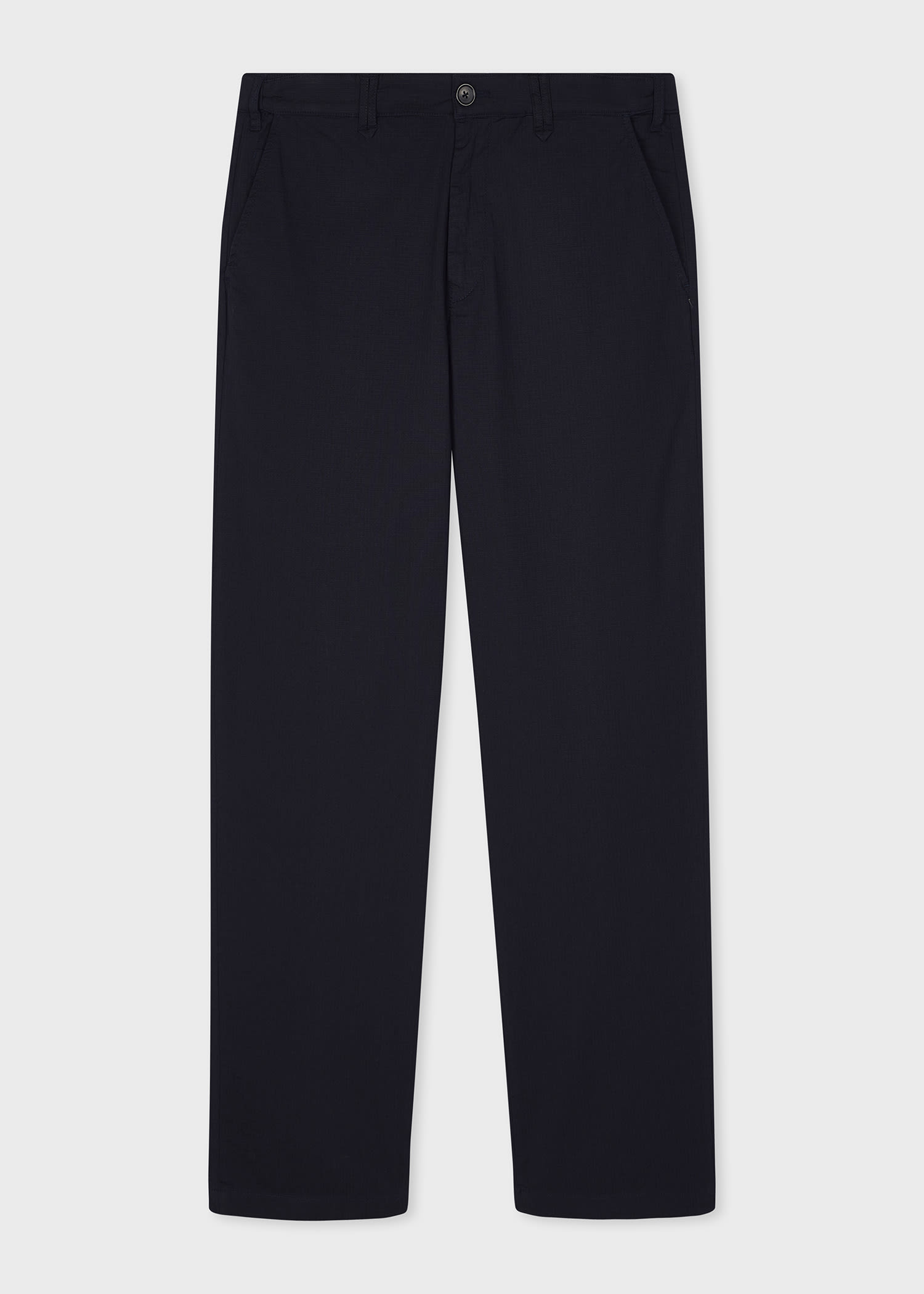 PS Paul Smith Relaxed-Fit Dark Navy Stretch-Cotton Ripstop Trousers Blue
