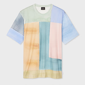 PS Paul Smith Multicolour Colour Block Relaxed-Fit T-Shirt
