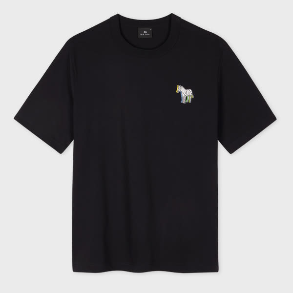 PS Paul Smith Black '3D Zebra' Print T-Shirt