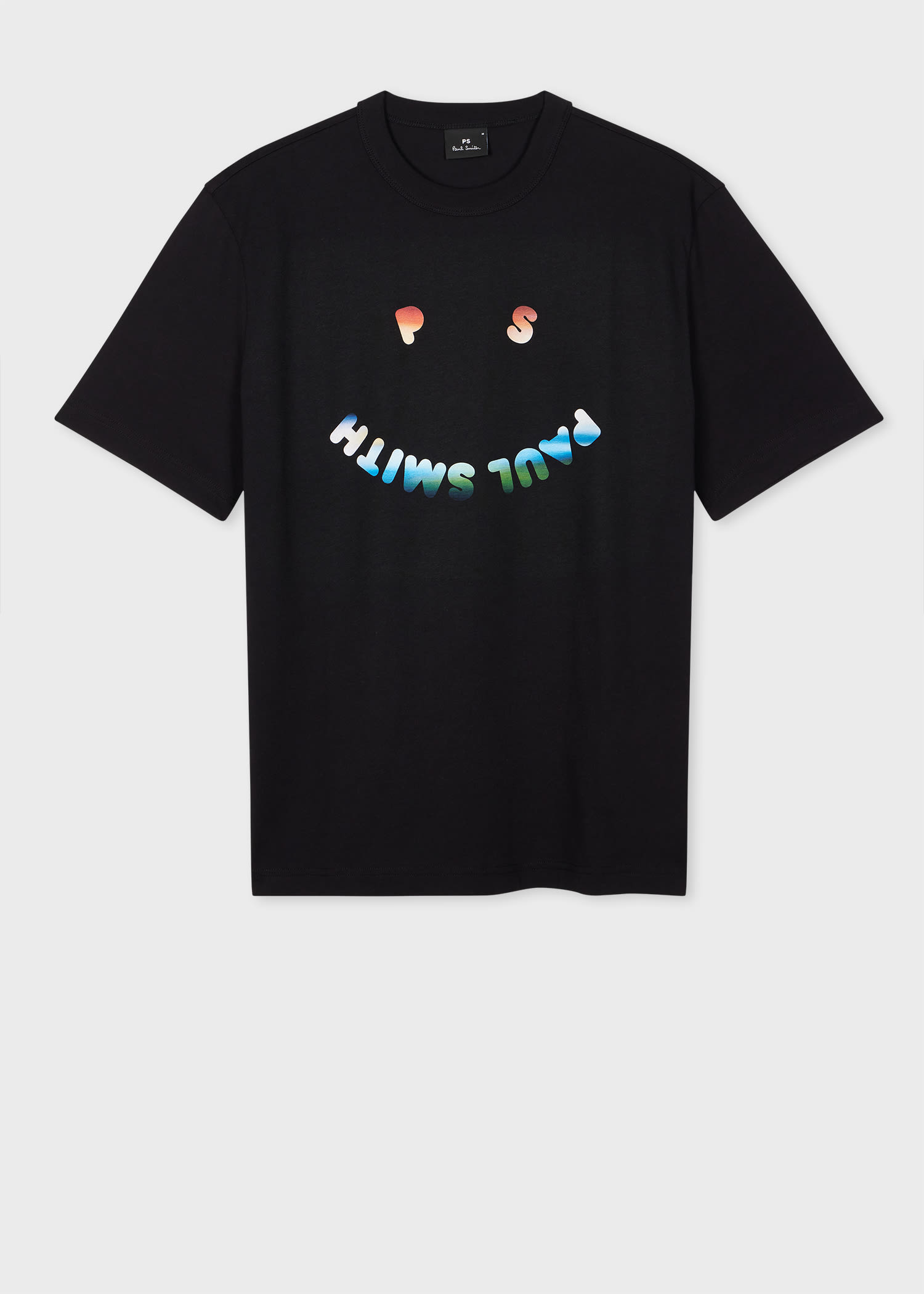 PS Paul Smith Black 'Happy Gradient' Print T-Shirt