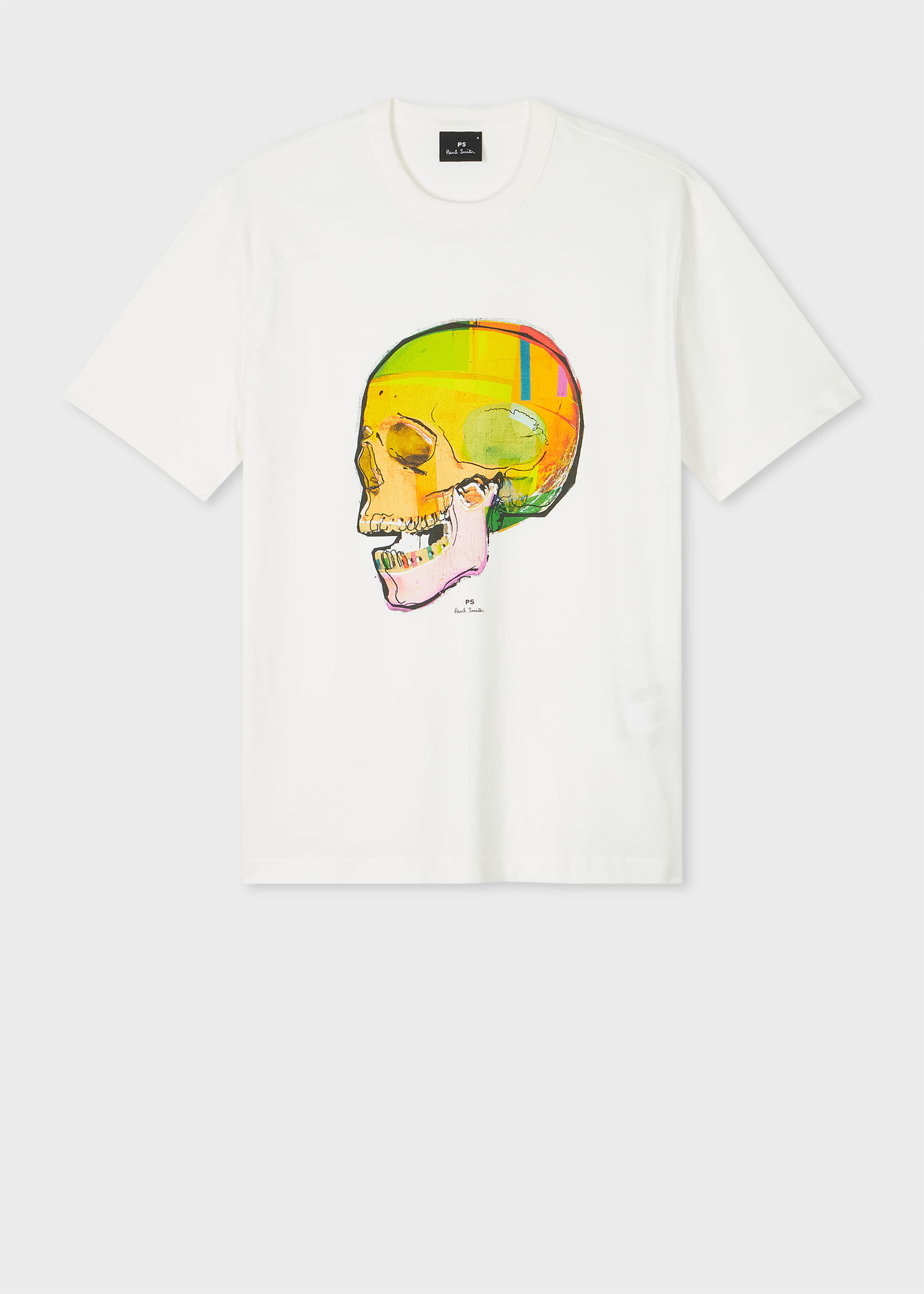 Ps By Paul Smith Ps Paul Smith Skull T-shirt In White