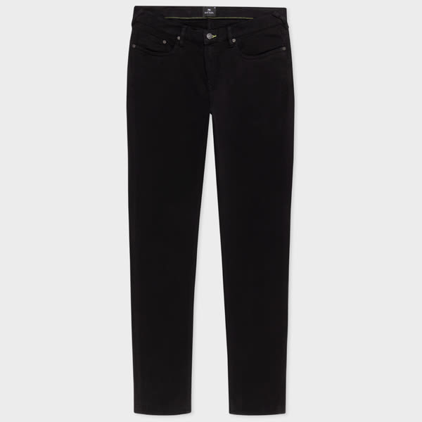 PS Paul Smith Tapered-Fit Black Garment-Dye Jeans