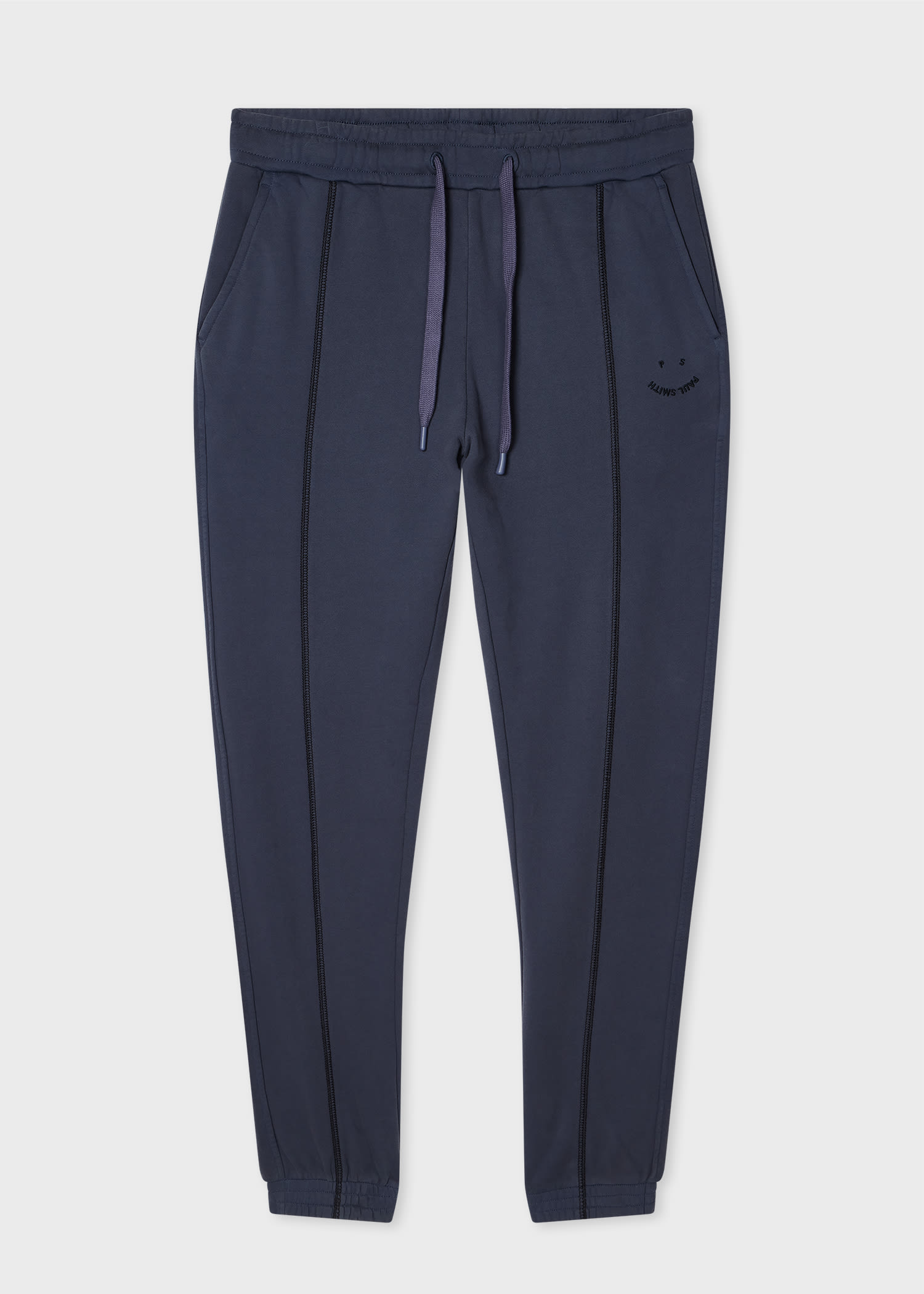 Ps By Paul Smith Charcoal 'happy' Sweatpants Grey