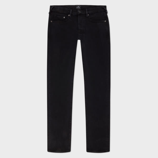 Ps By Paul Smith Standard-fit Black 'organic Stretch' Jeans