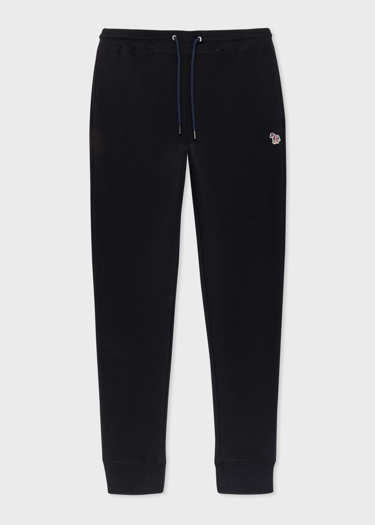 PS Paul Smith Black Tapered-Fit Zebra Logo Sweatpants