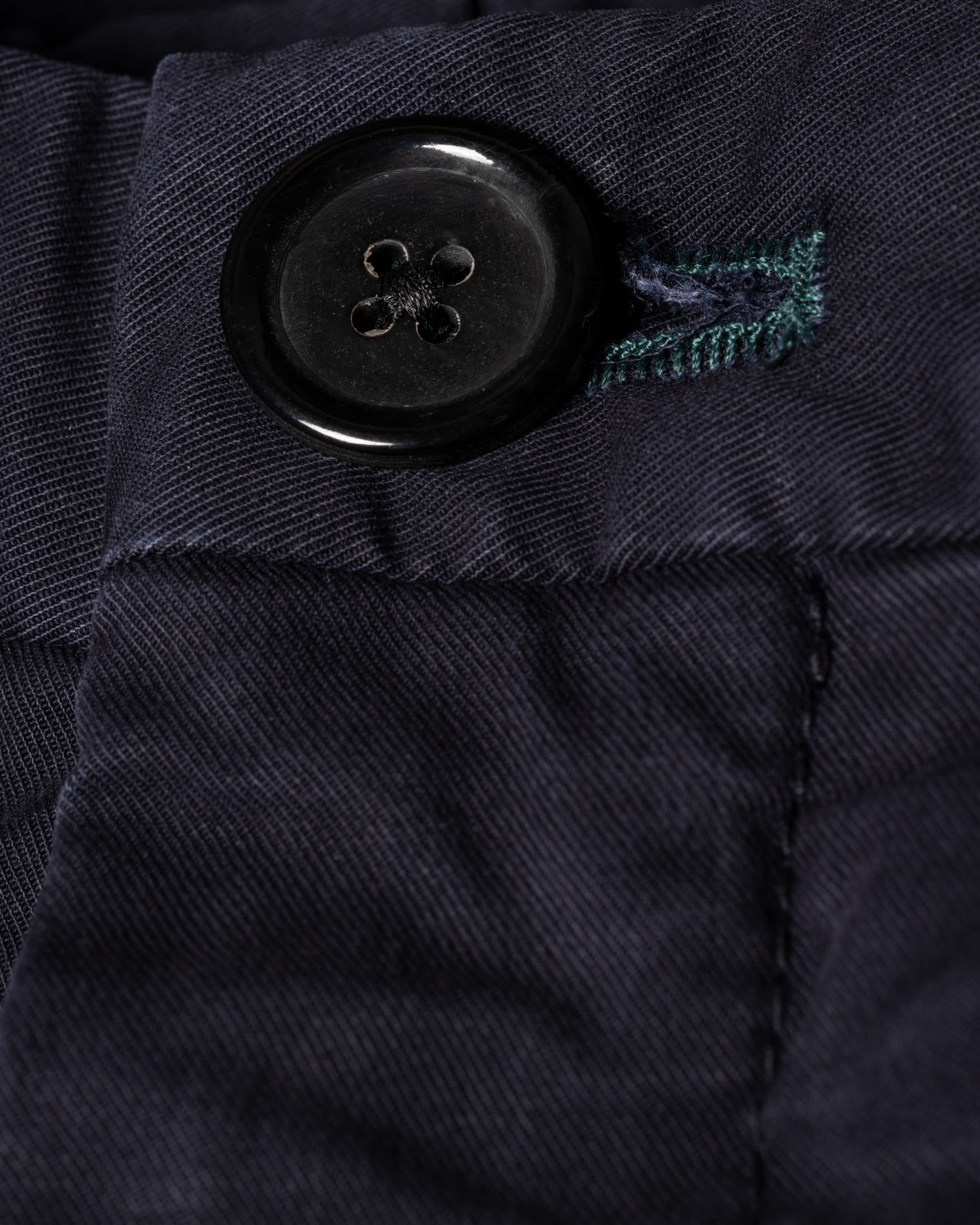 PS Paul Smith Navy Mid-Fit 'Broad Stripe Zebra' Chinos Blue