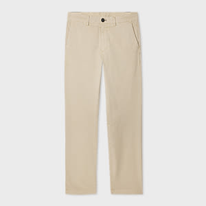 PS Paul Smith Mid-Fit Tan Garment-Dyed 'Broad Stripe Zebra' Chinos Brown