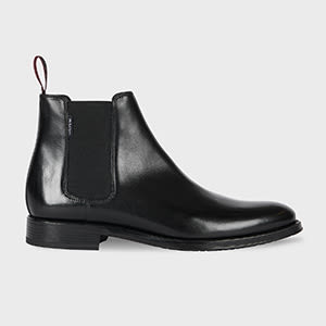 Ps By Paul Smith Black Leather 'augustus' Boots