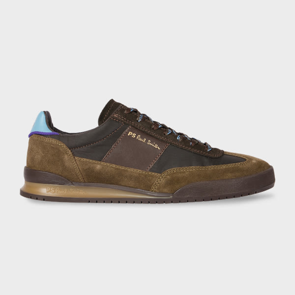 PS Paul Smith Khaki and Brown 'Dover' Trainers