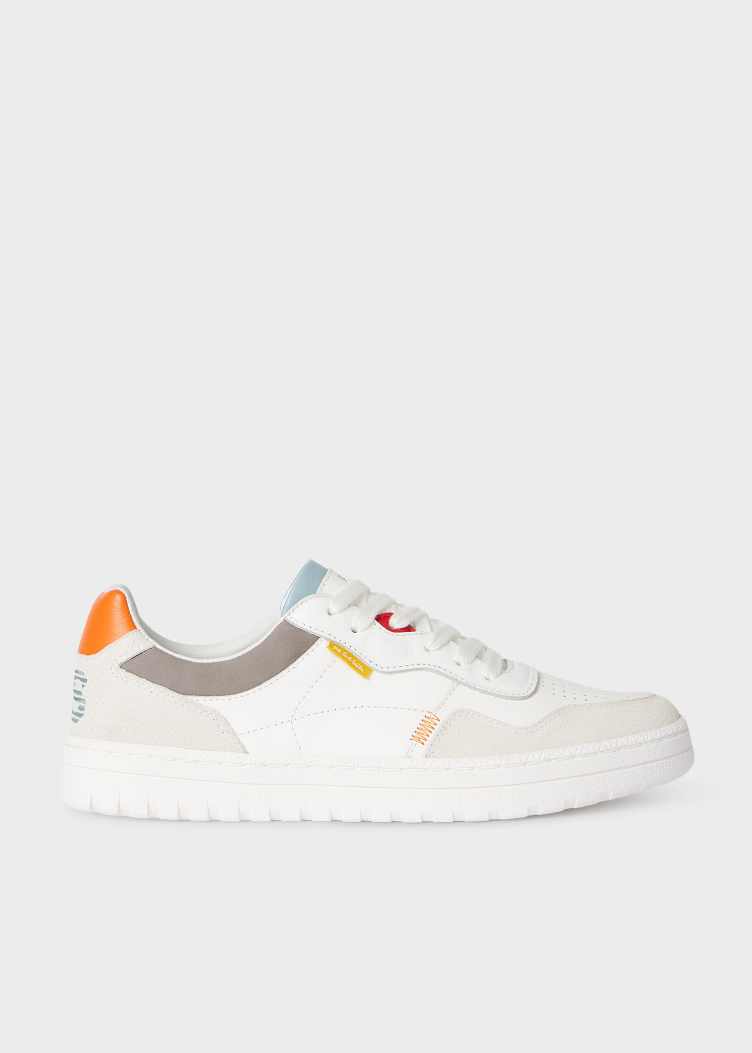 PS Paul Smith White Leather 'Ellis' Trainers