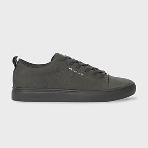 Ps By Paul Smith Dark Grey Nubuck 'lee' Trainers In Gray