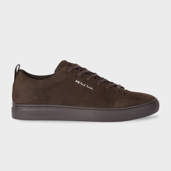 PS Paul Smith Chocolate Brown Nubuck 'Lee' Trainers