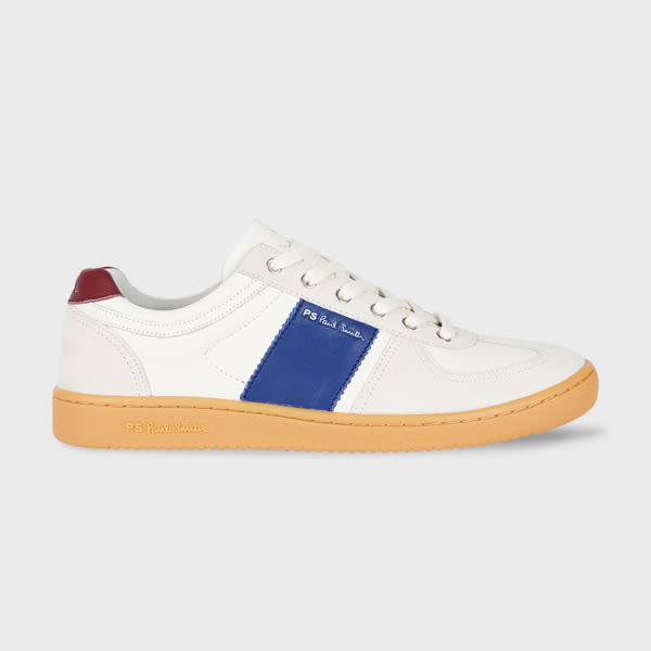 PS Paul Smith White Leather 'Roberto' Trainers