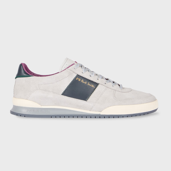 Ps By Paul Smith Light Grey Suede 'rye' Trainers