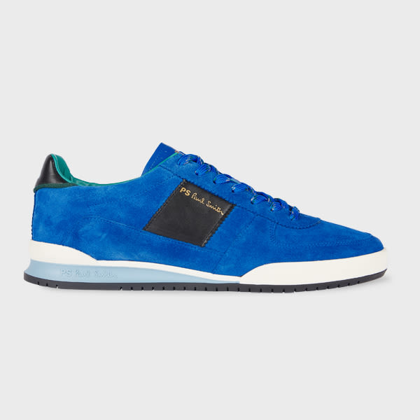Ps By Paul Smith Cobalt Blue Suede 'rye' Trainers In Blue