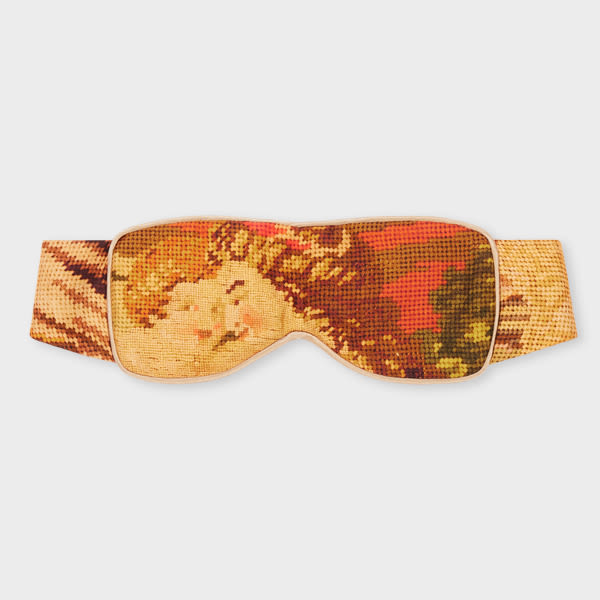Paul Smith Daniel Hanson For  - Tapestry Print Silk Eye Mask Multicolour In Multicolour