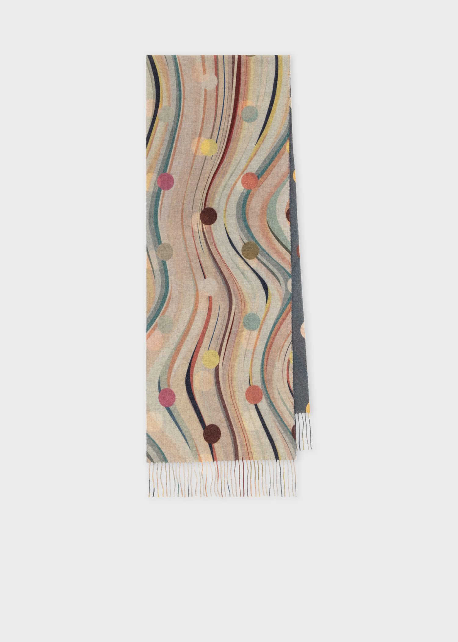 Paul Smith Women's 'Swirl' Polka Dot Scarf Multicolour