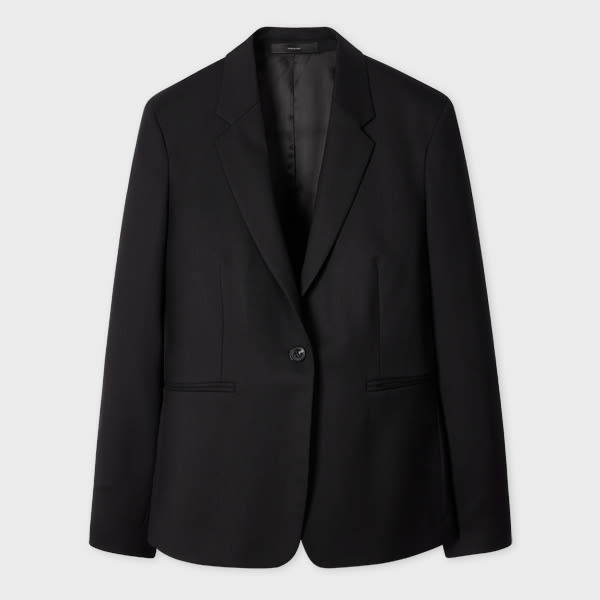 Paul Smith A Suit To Travel In - Women's Black One-Button Wool Blazer