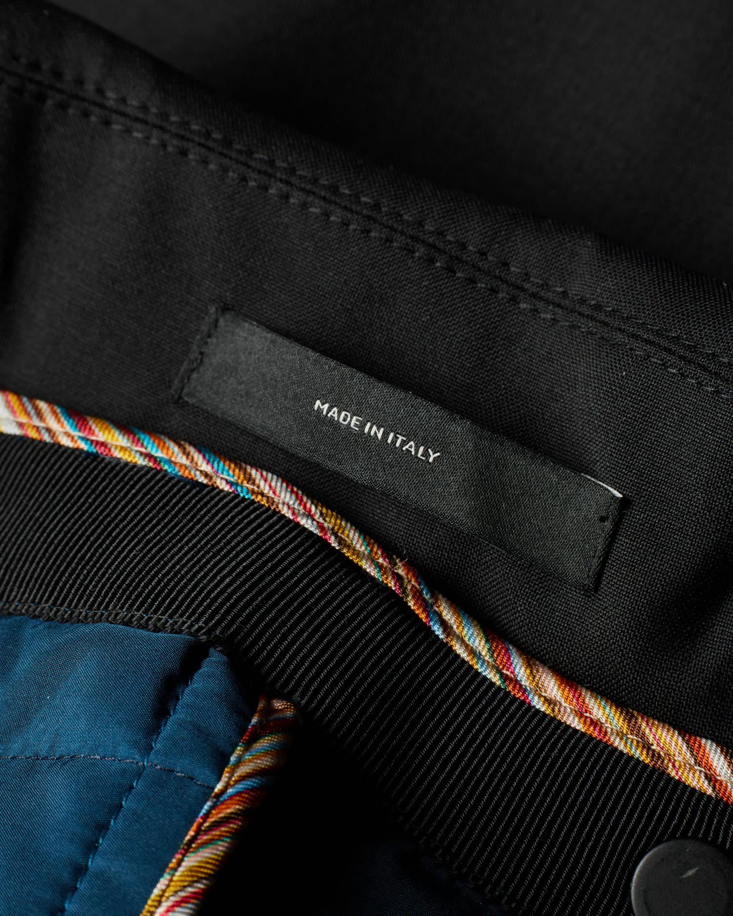 Paul Smith Women's Black Mélange Belted 'Storm System' Mac Coat
