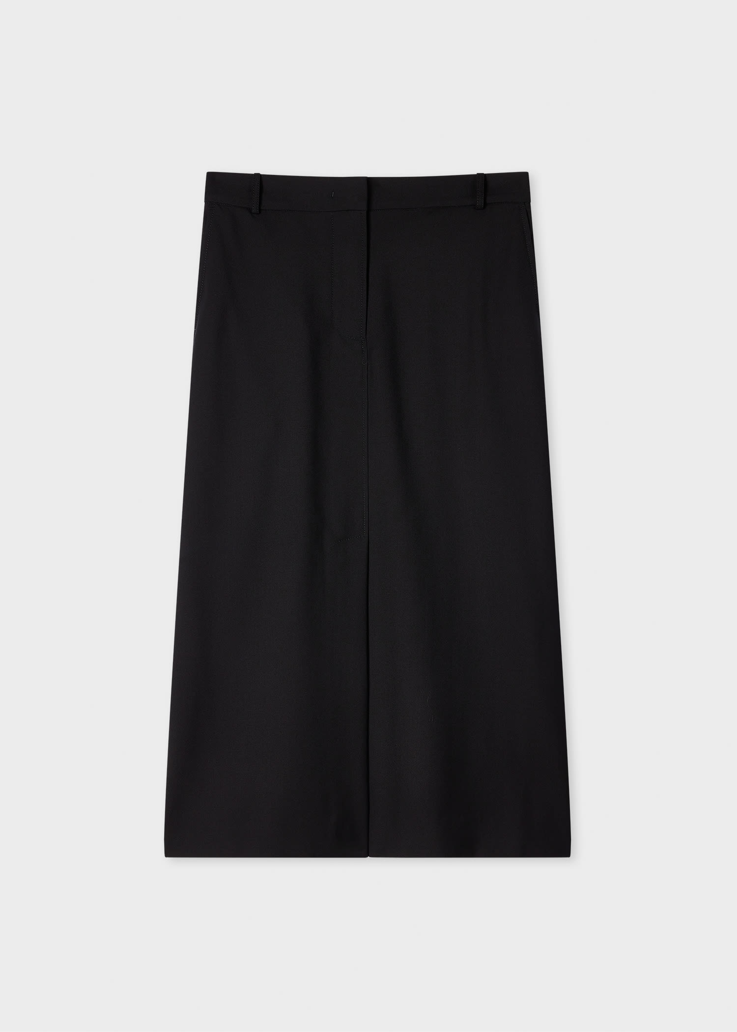 Paul Smith Women's Black Wool Tailored Skirt