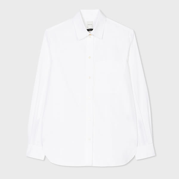 Paul Smith Women's White 'Signature Stripe' Shirt