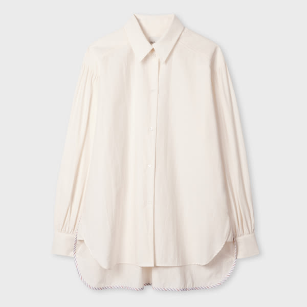 Paul Smith Women's Ecru Oversized Shirt White In Neutral