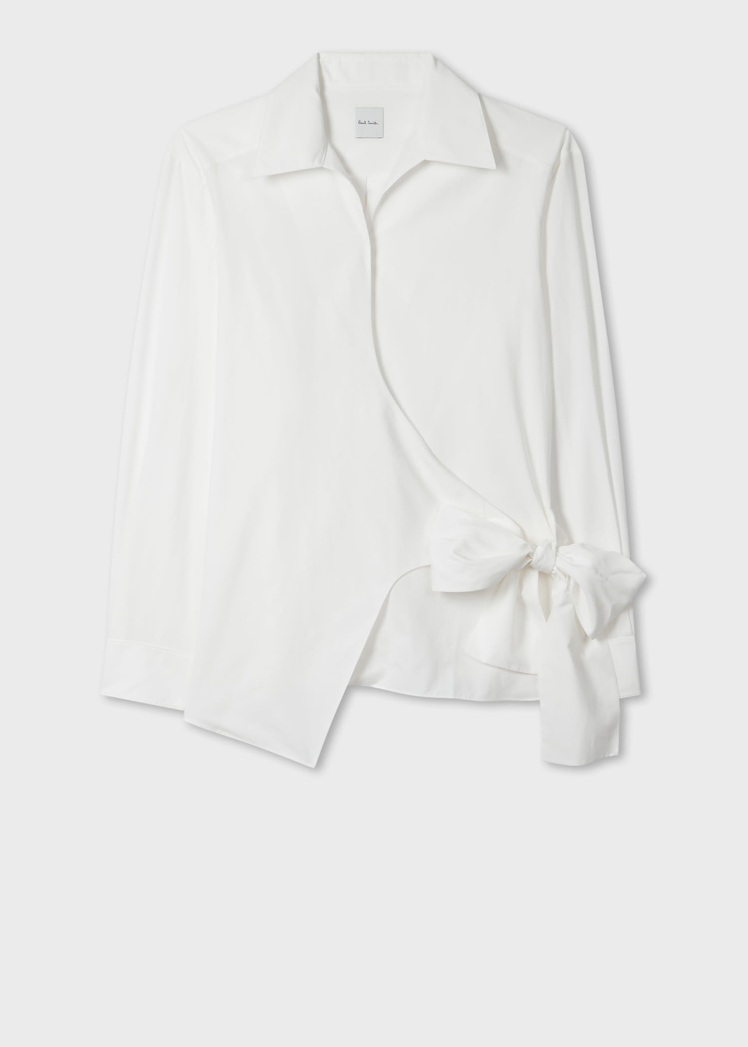 Paul Smith Women's White Tie Shirt