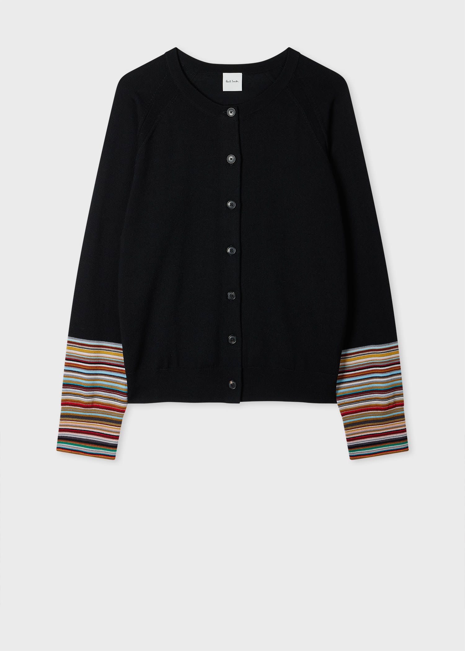 Paul Smith Women's Black 'Signature Stripe' Cardigan