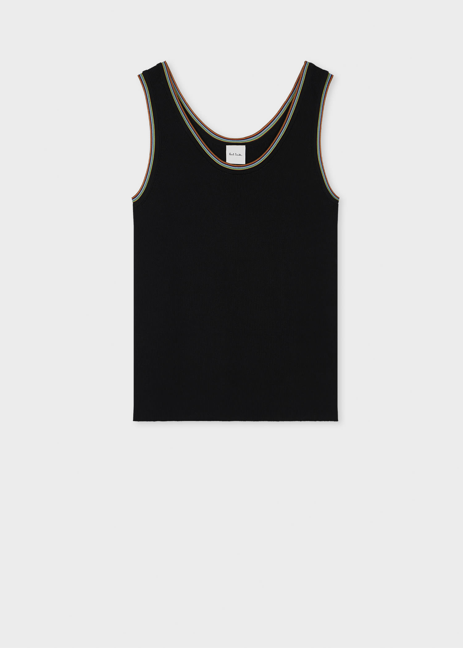 Paul Smith Cotton Tank Top In Black