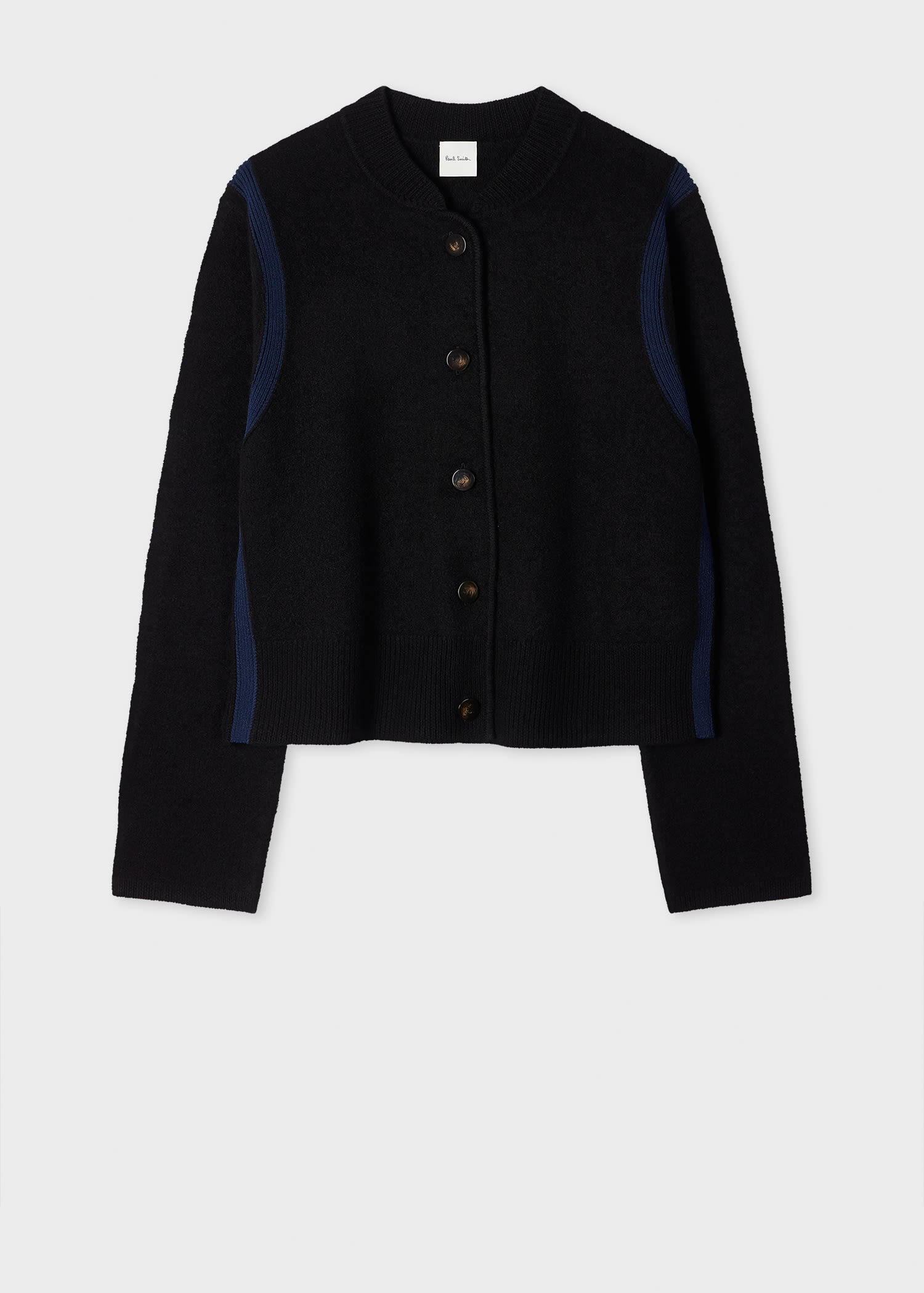 Paul Smith Women's Wool Black Knit Cardigan