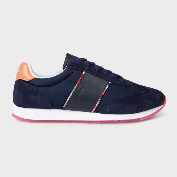 Paul Smith Navy 'Booker' Trainers Blue