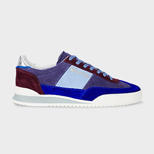 Paul Smith Women's Blue Suede 'dover' Trainers In Blue