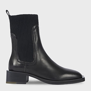 Paul Smith Women's Black Leather 'matola' Boots In Black