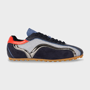 Paul Smith Women's Navy 'rochelle' Trainers Blue In Blue