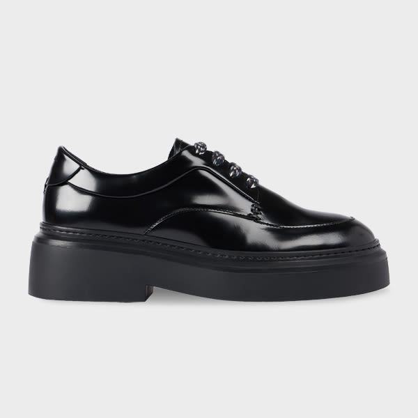 Paul Smith Women's Black 'tunis' Leather Shoes