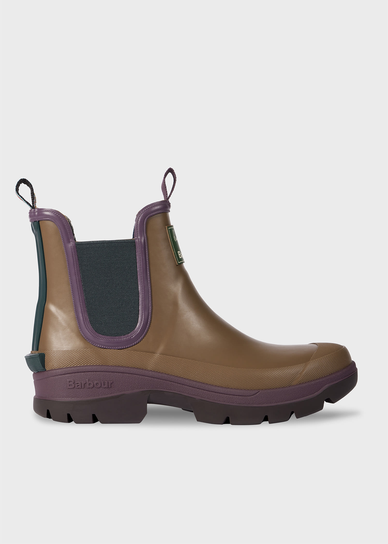 Paul Smith Loves Barbour - Women's Tan Ankle Wellingtons Brown In Brown