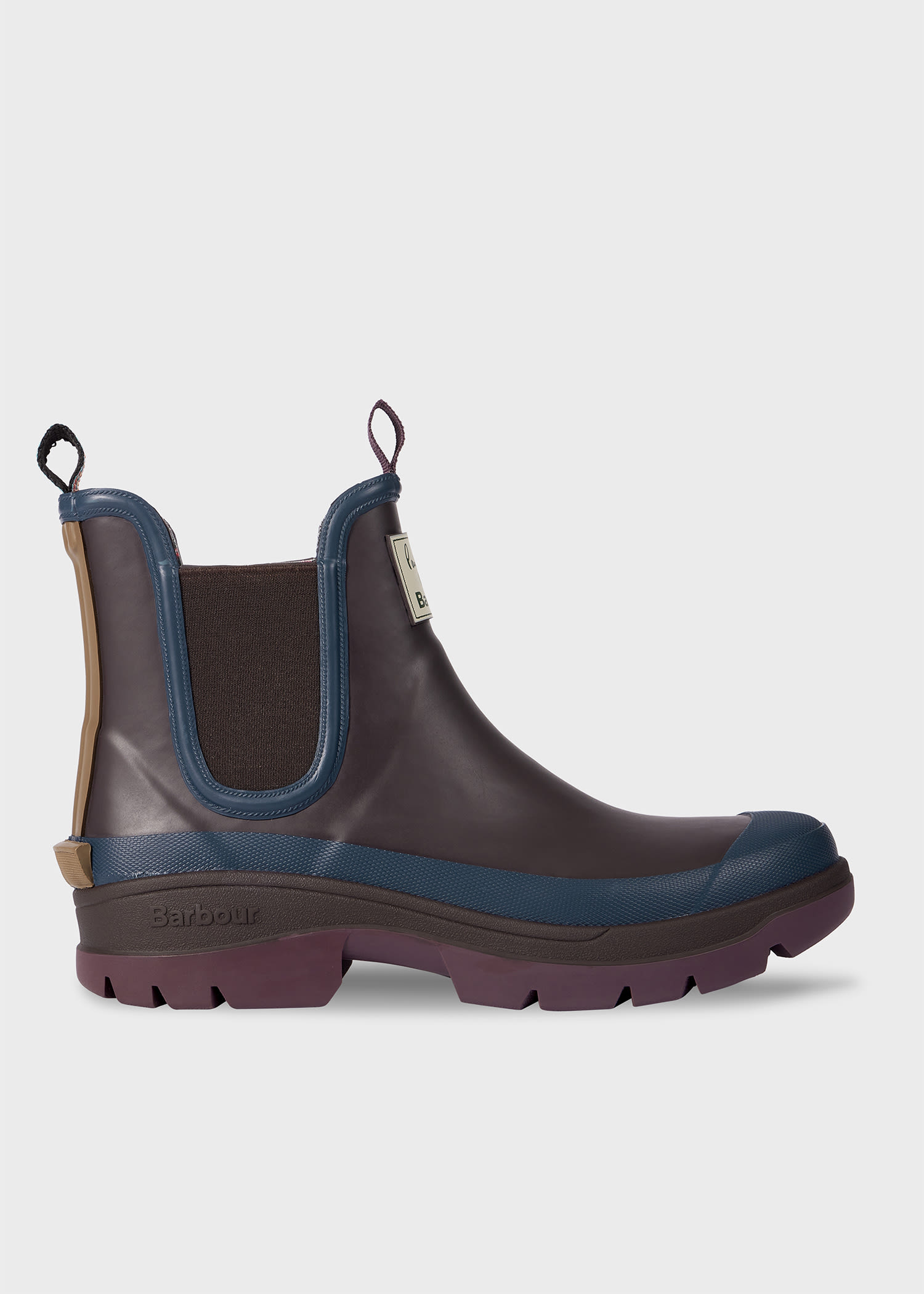 Paul Smith Loves Barbour - Women's Rustic Ankle Wellingtons Brown In Brown