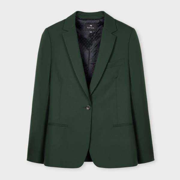 Ps By Paul Smith Womens Jacket Green In Green