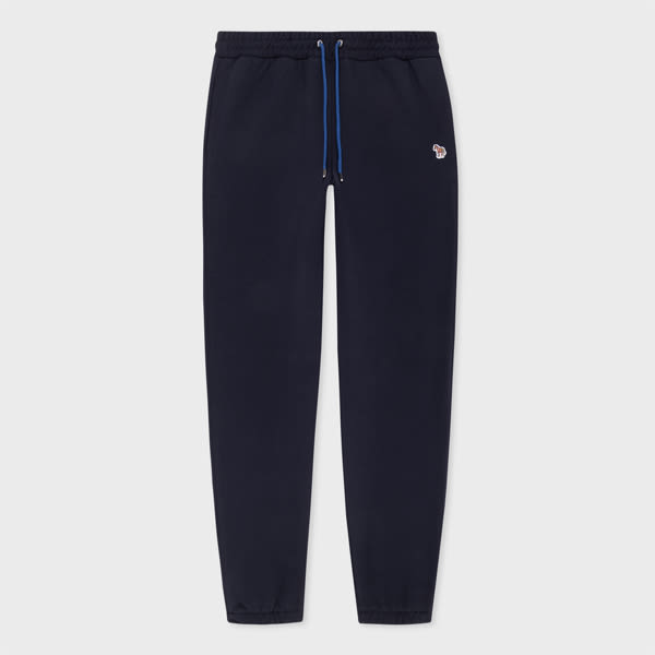 PS Paul Smith Women's Navy Cotton Zebra Sweatpants Blue
