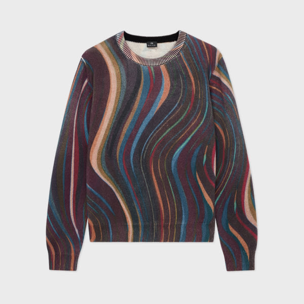 Ps By Paul Smith Women's Midnight Swirl Sweater Black