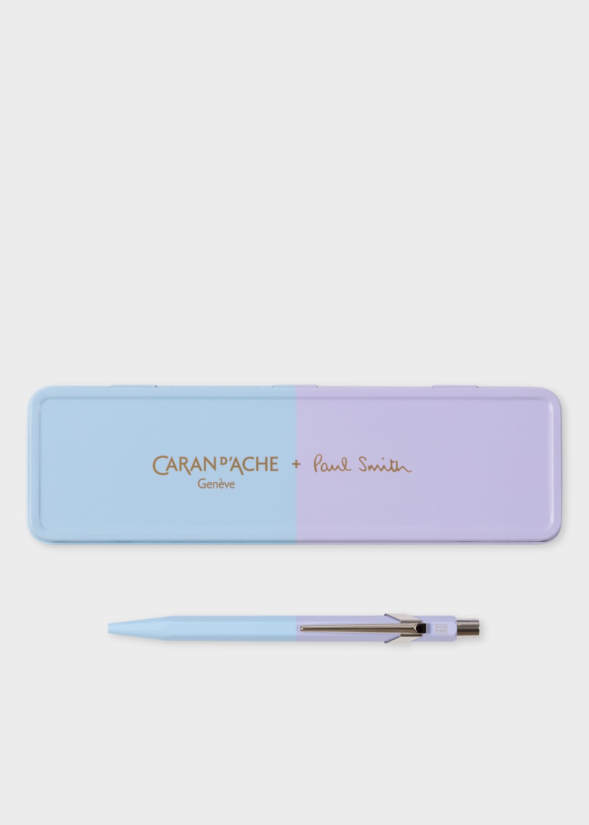 Caran d'Ache + Paul Smith - 849 Blue & Purple Ballpoint Pen