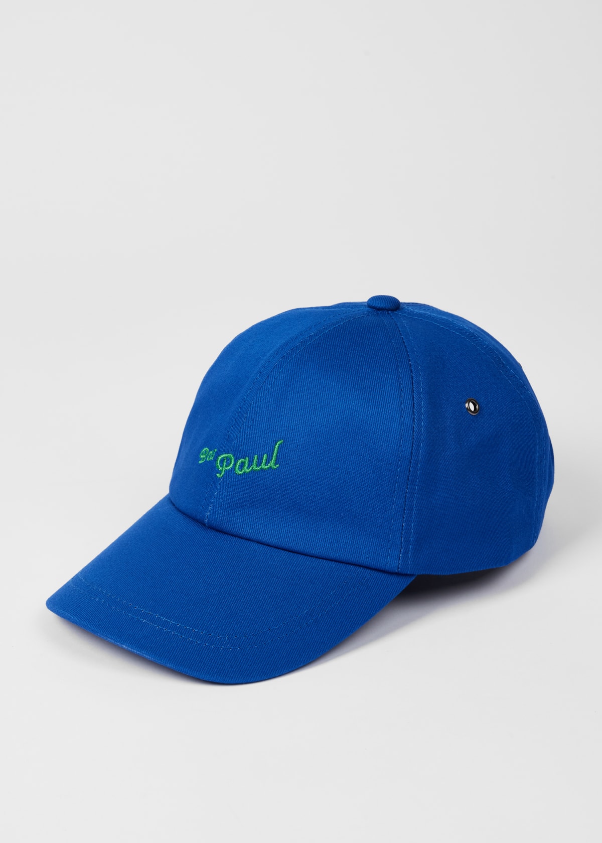 Paul Smith Blue Wool Pom Pom Baseball Cap Paul Smith loves Barbour - Royal Blue Cap main image 4