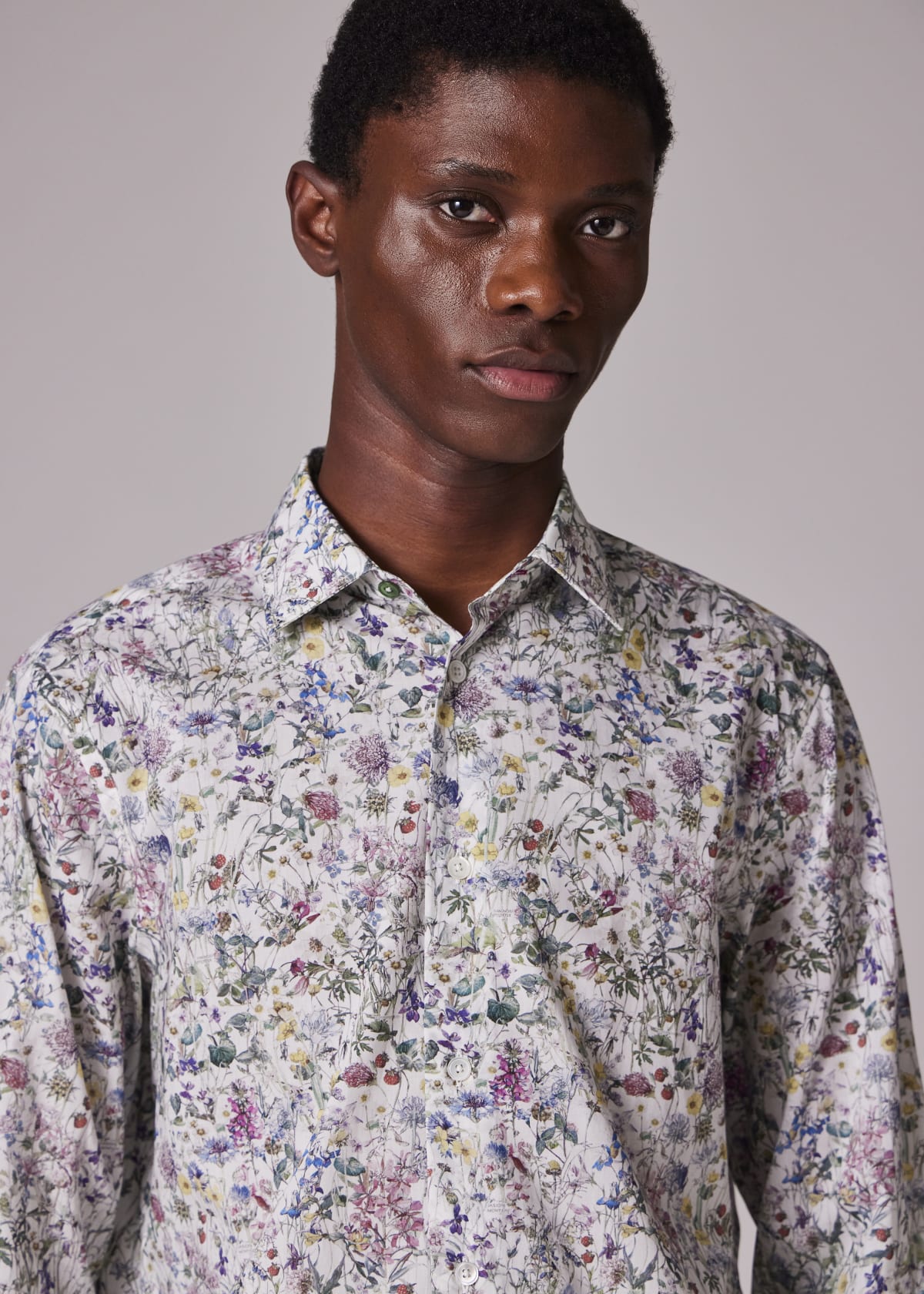 美品★Paul Smith★SCREEN FLORAL SHIRT 2OSS L 美品☆Paul Smith☆SCREEN FLORAL SHIRT 2OSS L