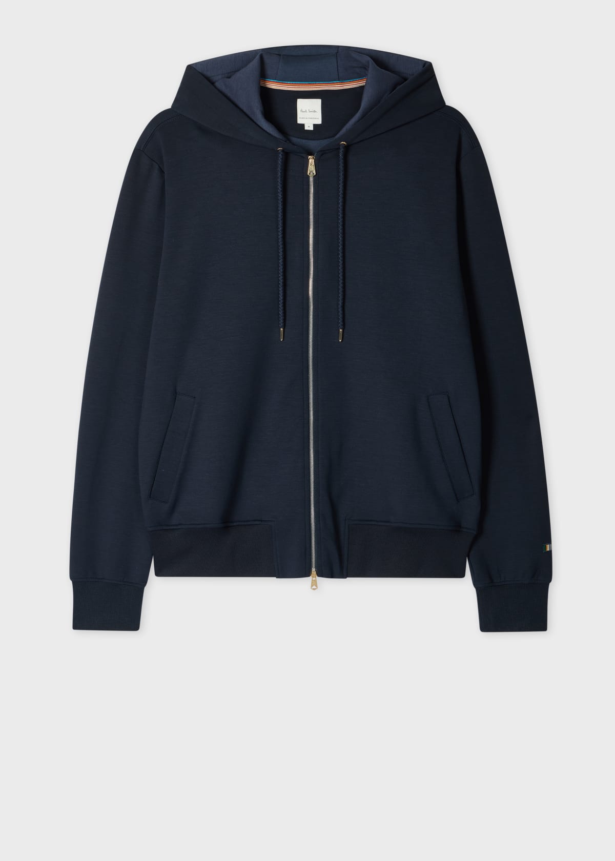 トップス ohotoro Mixed Zipper Hoodie Knit navy ohotoro Mixed Zipper Hoodie Knit navy
