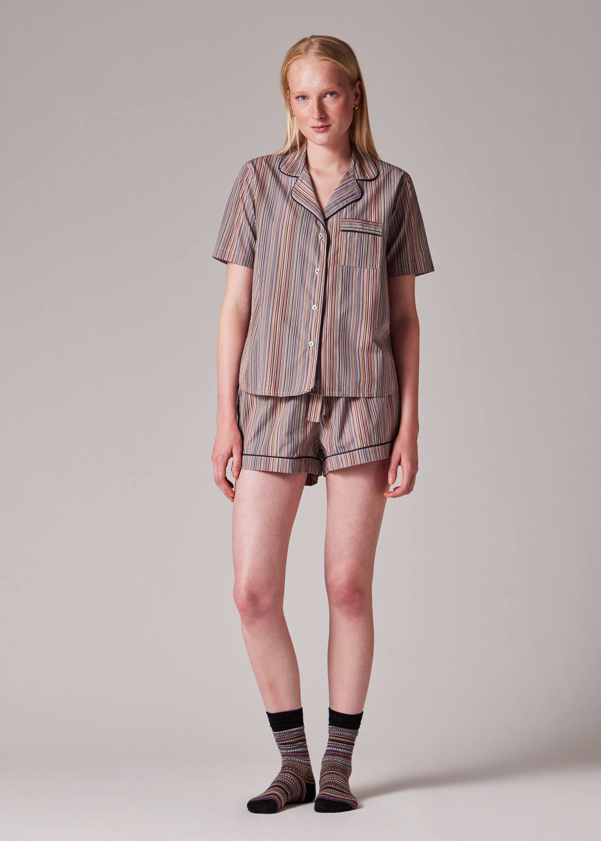 Women's 'Signature Stripe' Short Pyjama Set