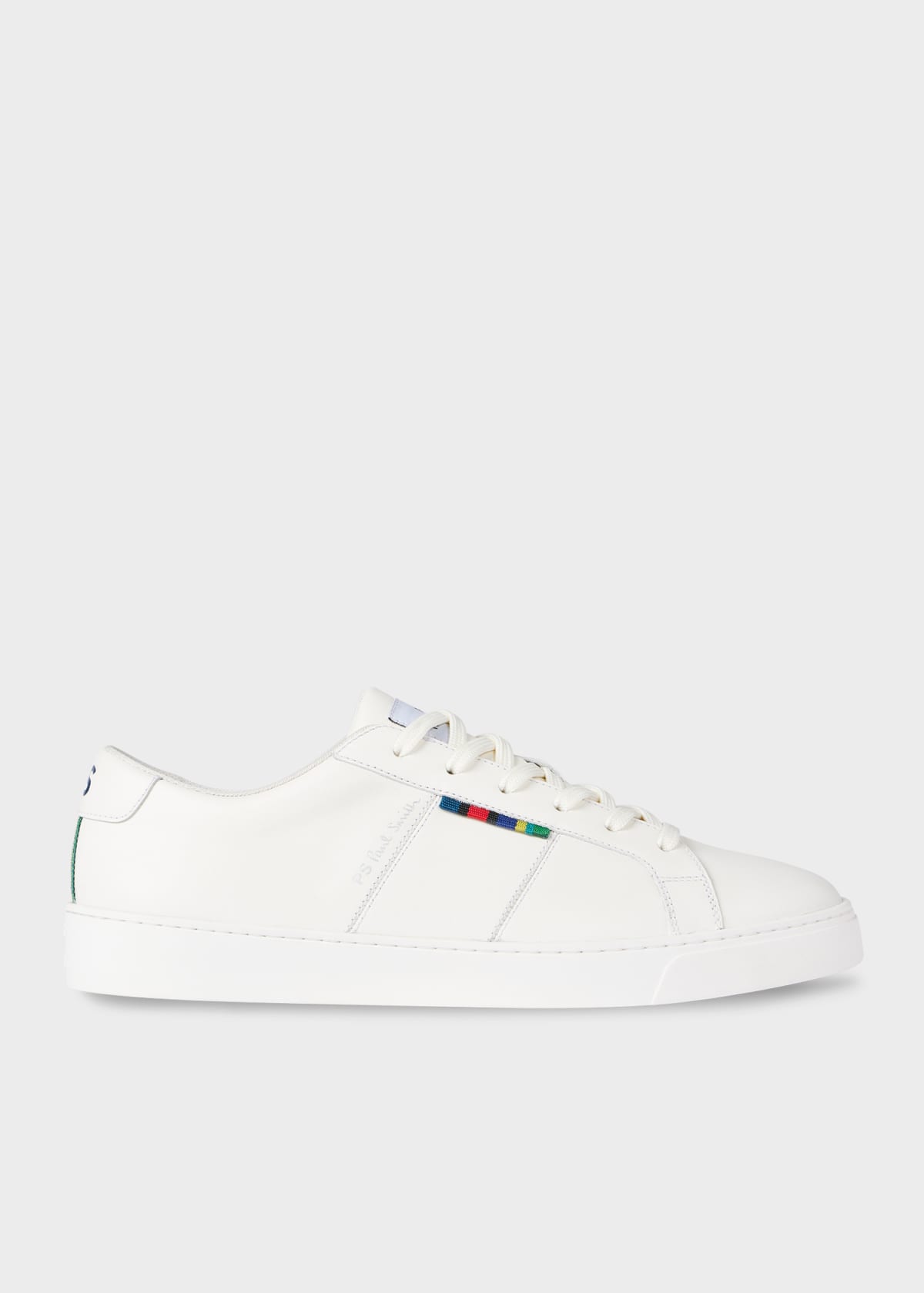 Men's White Leather 'Beech' Trainers