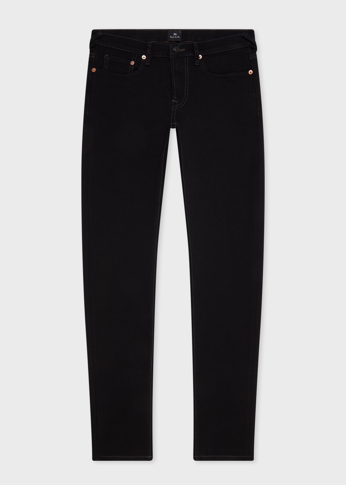 希少00s Paul Smith JEANS black denim Y2K Men's Slim-Fit 'Organic Black Stretch' Jeans